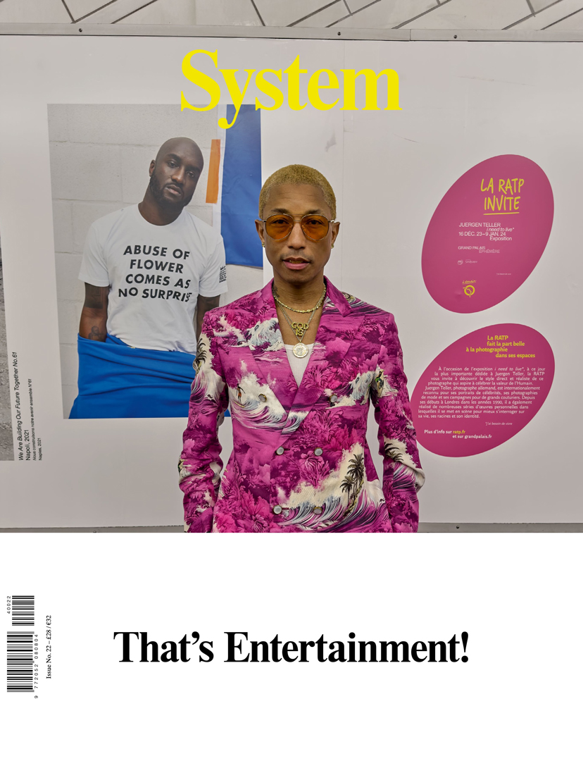 System issue No. 22 – Pharrell Williams by Juergen Teller